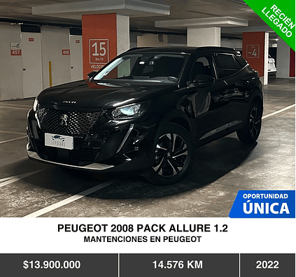 PEUGEOT 2008 PACK ALLURE 1.2 2022