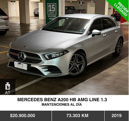 MERCEDES BENZ A200 HB AMG LINE 1.3 2019