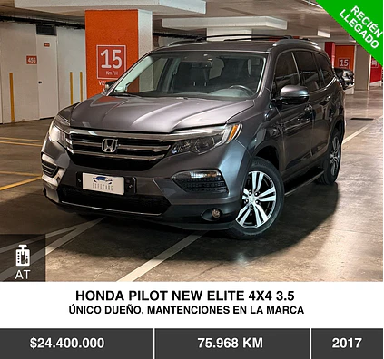 HONDA PILOT NEW ELITE 4X4 3.5 2017