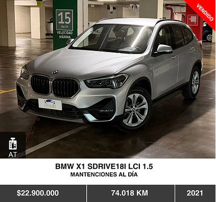 BMW X1 SDRIVE18I LCI 1.5 2021