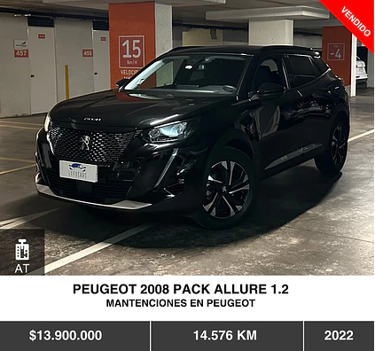PEUGEOT 2008 PACK ALLURE 1.2 2022