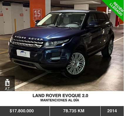LAND ROVER EVOQUE 2.0 2014