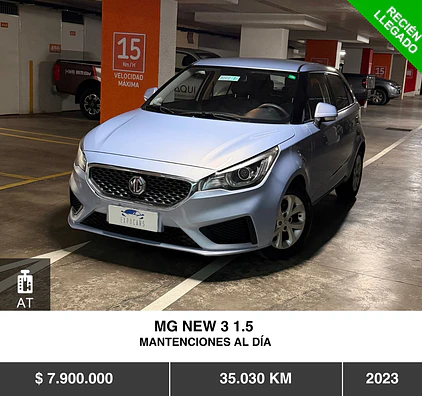 MG NEW 3 1.5 2023