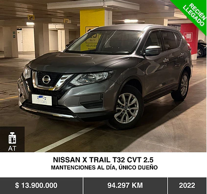 NISSAN X TRAIL T32 CVT 2.5 2022
