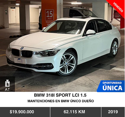 BMW 318I SPORT LCI 1.5 2019