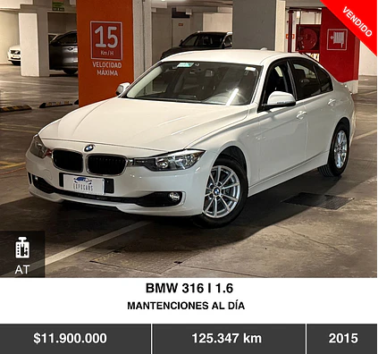 BMW 316 I 1.6 2015