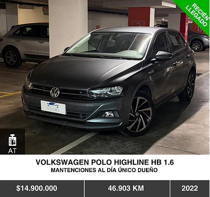VOLKSWAGEN POLO HIGHLINE HB 1.6 2022