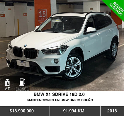BMW X1 SDRIVE 18D 2.0 2018
