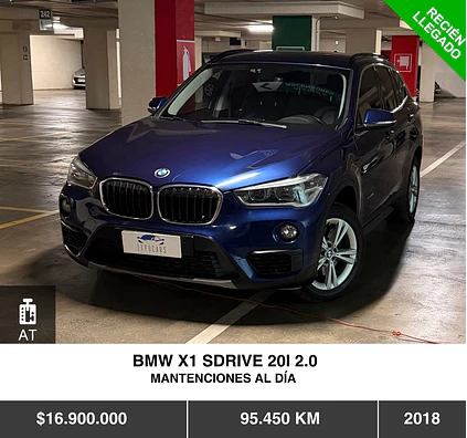 BMW X1 SDRIVE 20I 2.0 2018