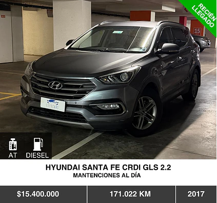 HYUNDAI SANTA FE CRDI GLS 2.2 2017