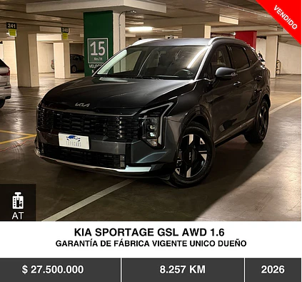 KIA SPORTAGE GSL AWD 1.6 2026