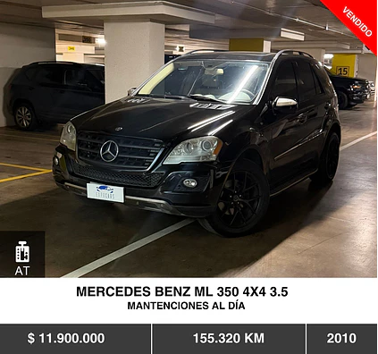 MERCEDES BENZ ML350 4X4 3.5 AUT