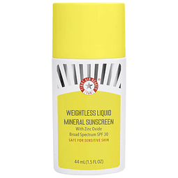 Weightless Liquid Mineral Sunscreen with Zinc Oxide SPF 30