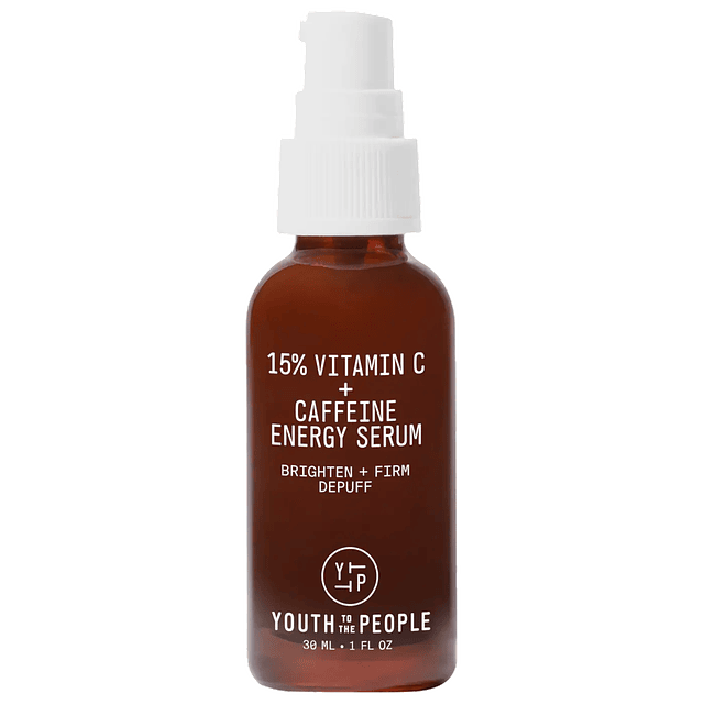 15% Vitamin C + Caffeine Energy Brightening Serum for Uneven Tone