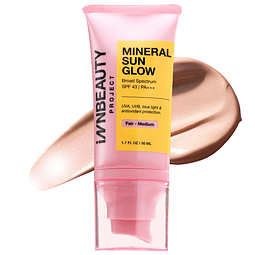 Mineral Sun Glow Broad Spectrum SPF 43 PA +++ with Peptides and Vitamin C