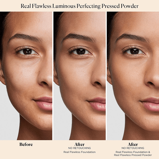 Real Flawless Luminous Perfecting Talc-Free Pressed Powder