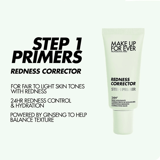 Step 1 Primer Color Corrector - Redness Corrector