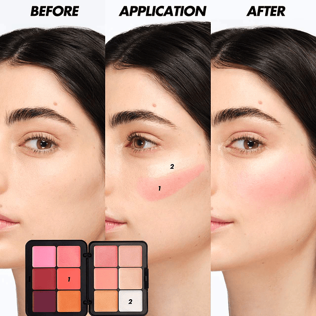 MAKE UP FOR EVER HD Skin Blush & Glow Longwear Cream Face Palette