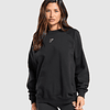 TRAINING OVERSIZED FLEECE SWEATSHIRT