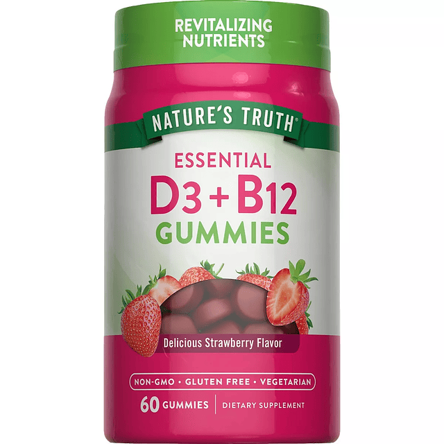 Vitamin D3 and B12 Gummies