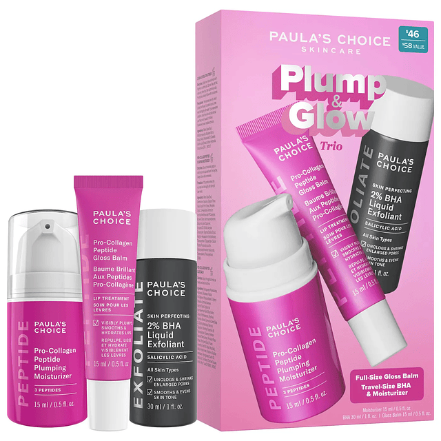 Plump & Glow 3-Step Kit for Clear Firm Skin