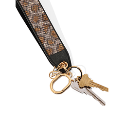 Wristlet Strap Keychain Leopard