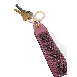 Wristlet Strap Keychain Purple Vapor Logo