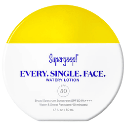 Every. Single. Face. Watery Lotion Sunscreen SPF 50