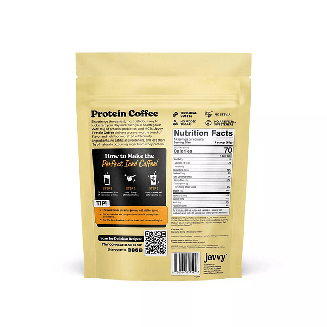 Javvy Original Instant Protein Coffee
