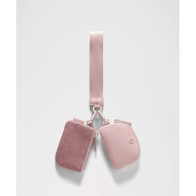 Dual Pouch Wristlet Glitter