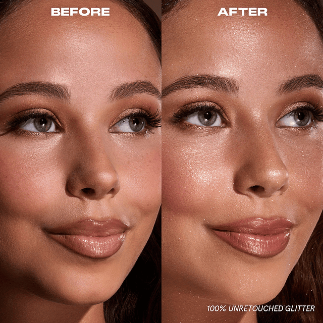 On 'Til Dawn Waterproof Glitter Setting Spray - Brown Sugar