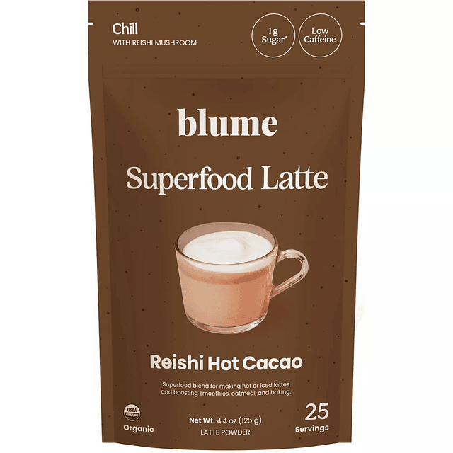 Blume Superfood Latte Powder Reishi Hot Cacao