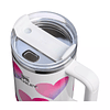Stanley Valentine's Day 40 oz Stainless Steel H2.0 Flowstate Quencher Tumbler