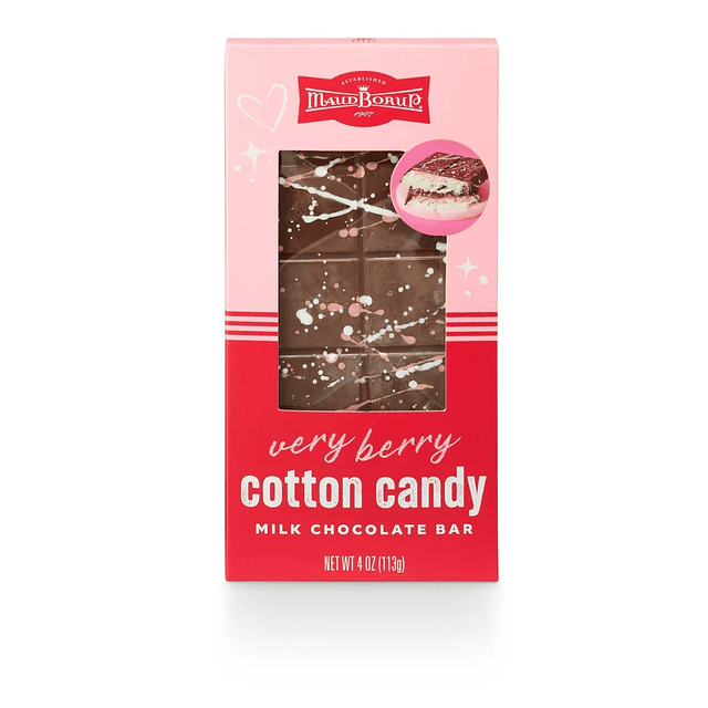 Angel Hair Very Berry Valentine Chocolate Bar Candy 