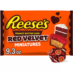 Reese's Valentine's Day Peanut Butter Red Velvet Candy Miniatures
