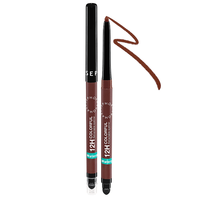 12H Colorful Waterproof Retractable Eyeliner