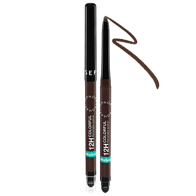 12H Colorful Waterproof Retractable Eyeliner