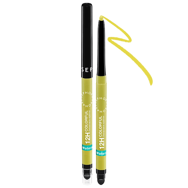12H Colorful Waterproof Retractable Eyeliner
