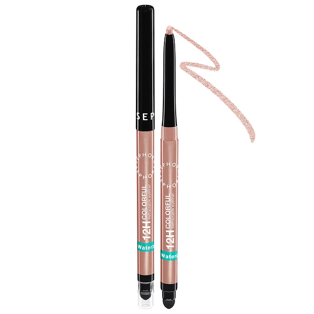 12H Colorful Waterproof Retractable Shimmer Eyeliner