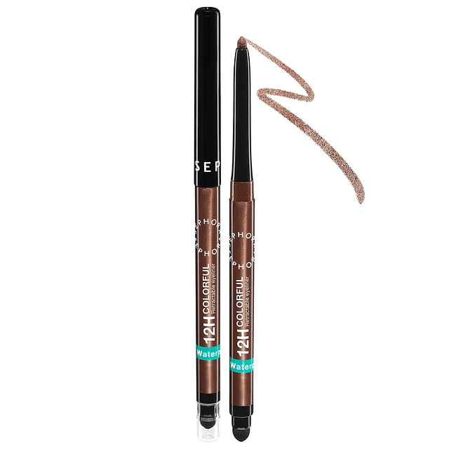 12H Colorful Waterproof Retractable Shimmer Eyeliner