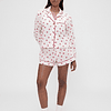 Relaxed Poplin Kiss PJ Shirt