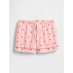 Flannel Hearts PJ Boxer Shorts