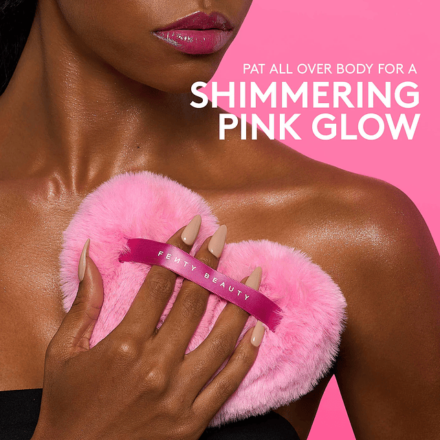 FAIRY BOMB WATTACRUSH HEART-SHAPED SHIMMER PUFF