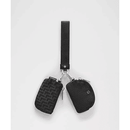 Dual Pouch Wristlet L Monogram Velvet