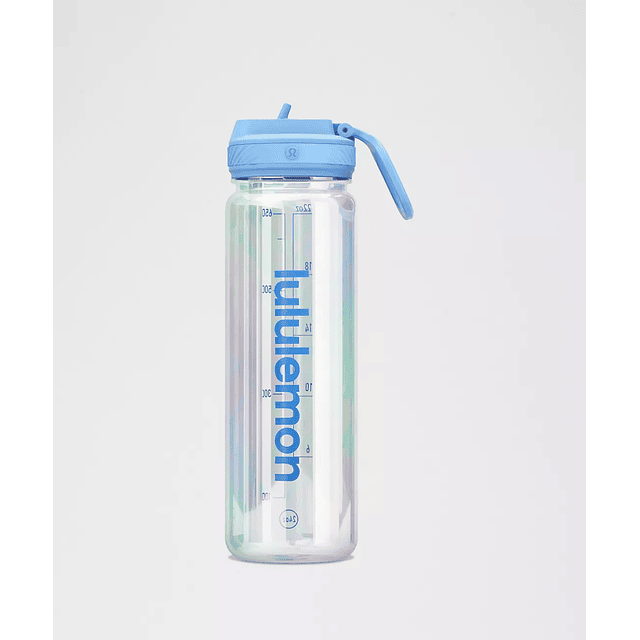 Back To Life Clear Bottle 24oz Straw Lid Iridescent