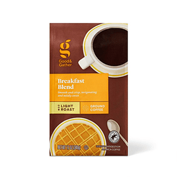 Breakfast Blend Light Roast Ground Coffee 