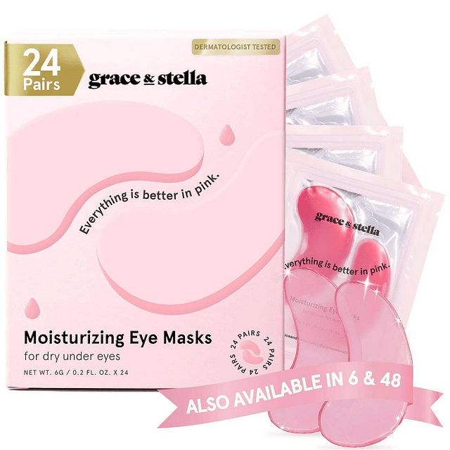 Moisturising Under Eye Mask Pink 