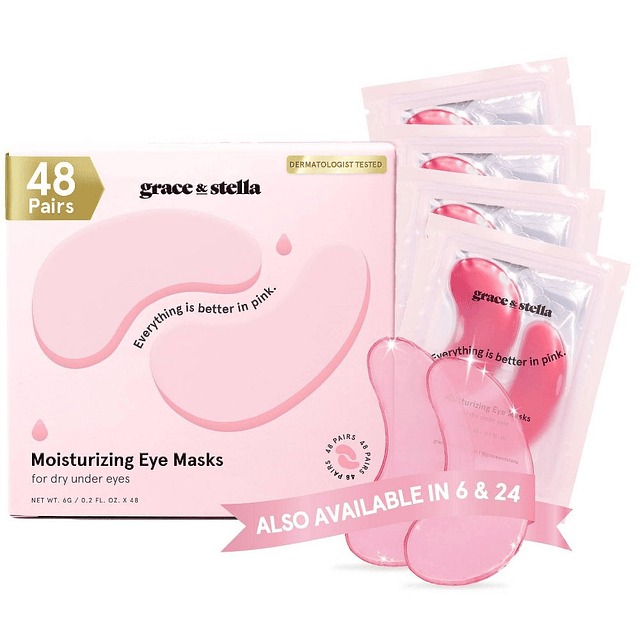 Moisturising Under Eye Mask Pink 