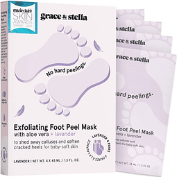 Exfoliating Foot Peel Masks Lavender 