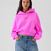 GAP VintageSoft Crop Logo Hoodie